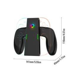 JYS JYS-NS2287 Switch2 latauskahva JoyConit magneettinen nopea RGB-valo