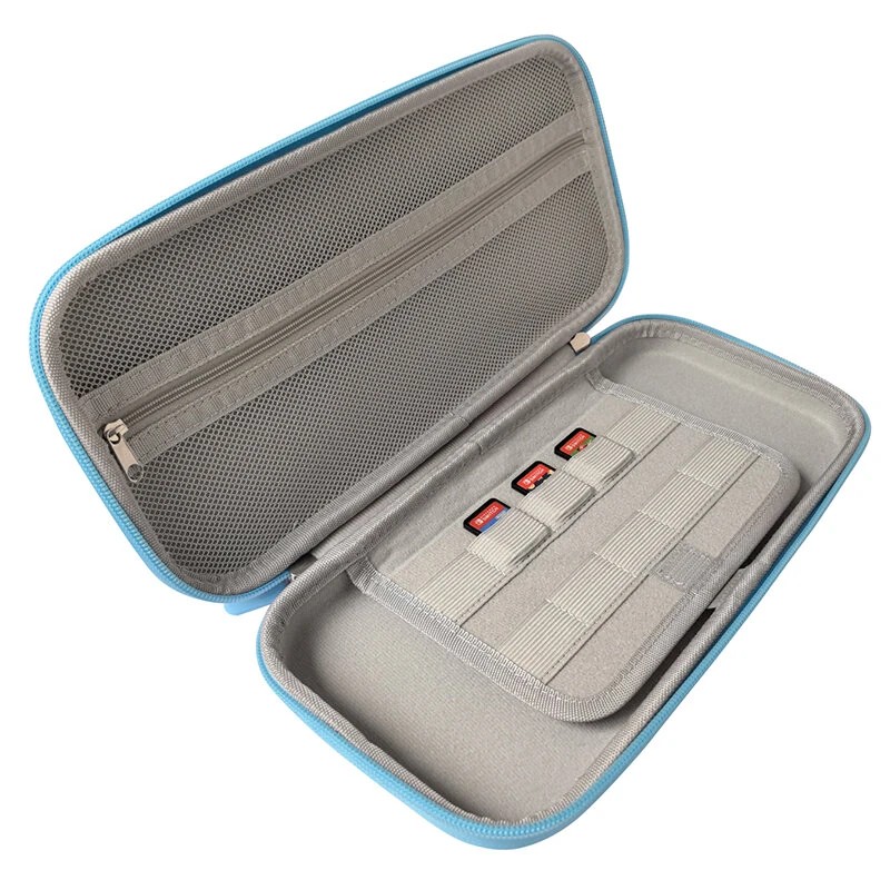 PGTECH GP-378 Switch2-konsolin kantolaukku EVA Oxford-kankaalla iskunkestävä kymmenelle pelikortille