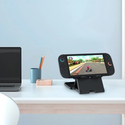 JYS JYS-NS103 säädettävä taittuva monikulmainen pöytäteline Switchille ja laitteille