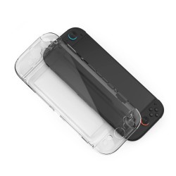 JYS JYS-NS2273 Switch2 läpinäkyvä kristallikotelo konsolille ja ohjaimille iskunkestävä naarmuuntumissuoja kevyt jalustatuki