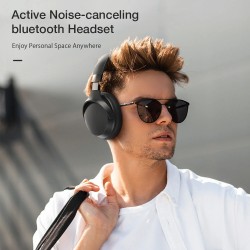 BlitzWolf BW-HP5 langattomat korvan yli menevät kuulokkeet aktiivinen melunvaimennus AAC 1000mAh mikrofoni