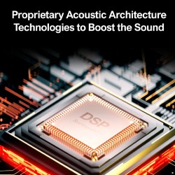 ULTIMEA Poseidon D50 5.1 langaton kaiutinpaneeli surround-ääni BassMax DSP-siru kolme taajuuskorjaintilaa