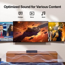 ULTIMEA Poseidon D50 5.1 langaton kaiutinpaneeli surround-ääni BassMax DSP-siru kolme taajuuskorjaintilaa