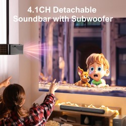 Ultimea apollo s50 4.1-kanavainen äänipalkki bluetooth-yhteydellä usb-subwoofer ja dsp-siru