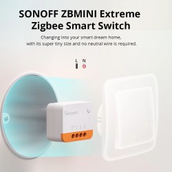Sonoff ZBMINIL2 4kpl älykytkin Zigbe3.0 kaksisuuntainen ohjaus ajastin ääniohjaus Alexa Google