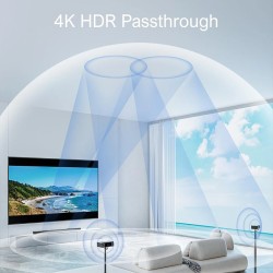 ULTIMEA Nova S80 5.1.2 Dolby Atmos äänipalkki kotiteatteri jalustat ja bassokaiutin