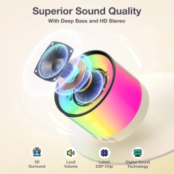 BlitzMax lasten kannettava karaokakaiutin bluetooth kaksi mikrofonia valot kuuden tunnin akku