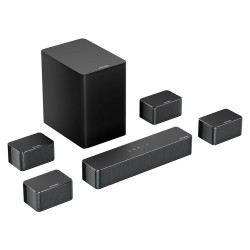 Ultimea Poseidon D70 7 1 kanavainen kotiteatterijärjestelmä 410W neljällä takakaiuttimella langaton 6 5 tuumainen bassokaiutin