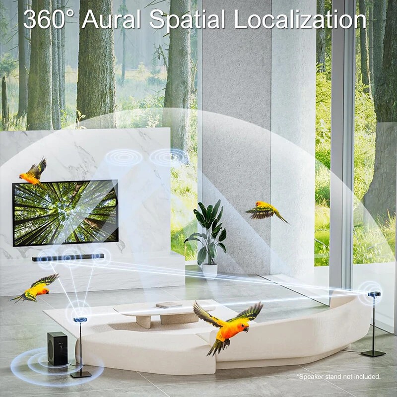 ULTIMEA Nova S80 520W 5.1.2 Dolby Atmos äänipalkki tilaääni langaton 8-tuumainen bassokaiutin 4K HDR eARC