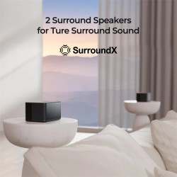 ULTIMEA Poseidon M4T 5.1-kanavainen Dolby Atmos äänipalkki langaton 5,25-tuumainen subwoofer takakaiuttimet 450 W teho