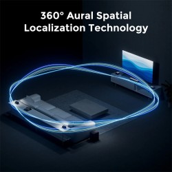 ULTIMEA Poseidon D80 Boom kotiteatteriäänipalkki 7.1-kanava 500W langaton bassokaiutin