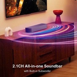 ULTIMEA Solo B30 120W 2.1-kanavainen äänipalkki Bluetoothilla sisäänrakennetulla 3-tuuman subwooferilla