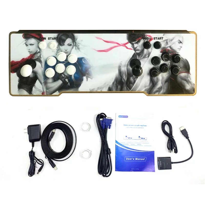 Pandorra Box 3D retro pelikonsoli 7000 peliä 8-painikkeinen kaksinpeli