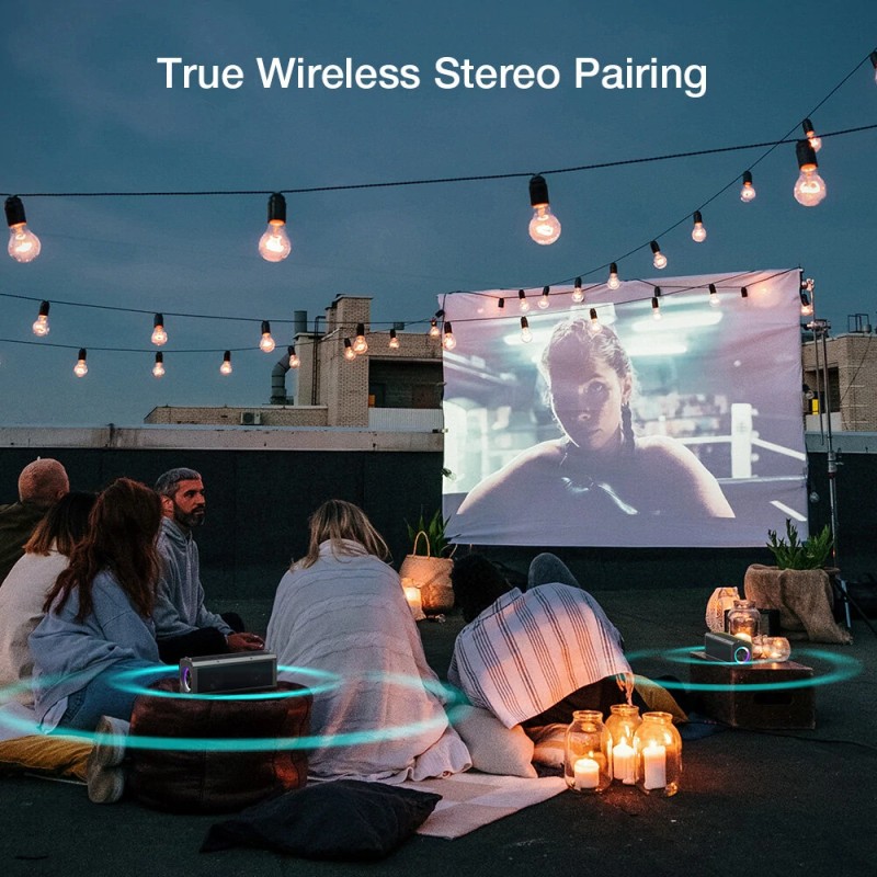 BlitzWolf BW-WA3 Pro 120W langaton kannettava kaiutin neljä elementtiä syvä basso 16000mAh varavirtapankki RGB-valaistus