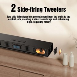 Hiwill A41 Pro 320W 4.1-kanavainen äänipalkki Dolby Atmos 3D-tilaääni langallinen subwoofer
