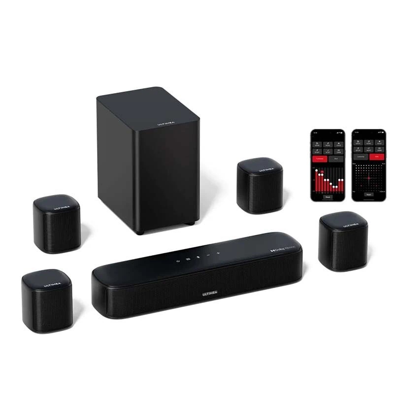ULTIMEA Aura A60 350W 7 1 Dolby Atmos äänipalkki surroundjärjestelmä älyohjauksella