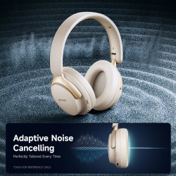 PICUN NC60 langattomat kuulokkeet ANC Bluetooth 5.4 40mm HiFi-basso 4 mikrofonia 130h akunkesto