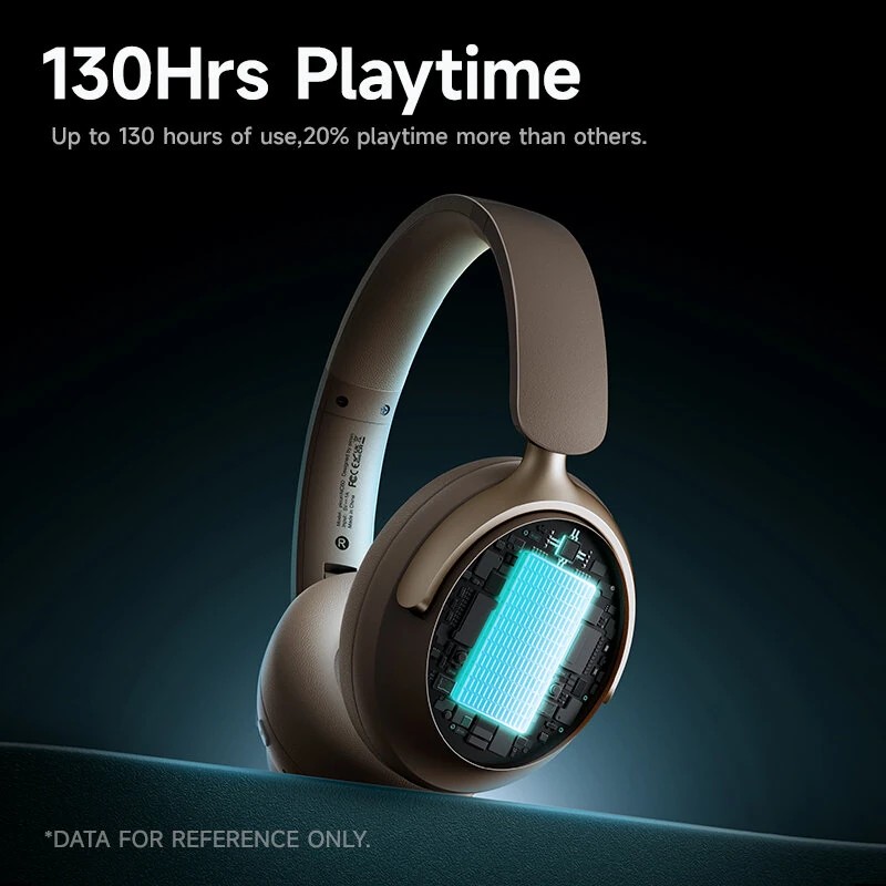 PICUN NC60 langattomat kuulokkeet ANC Bluetooth 5.4 40mm HiFi-basso 4 mikrofonia 130h akunkesto