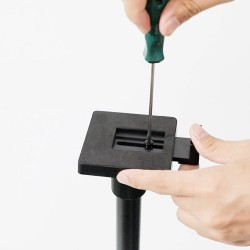 ULTIMEA kaiutinteline Aura-sarjan soundbarille säädettävä metallijalusta 62–93 cm