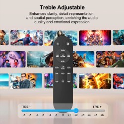 Hiwill A21 Dolby Atmos 200 watin 2.1-kanavainen äänipalkki ulkoisella subwooferilla