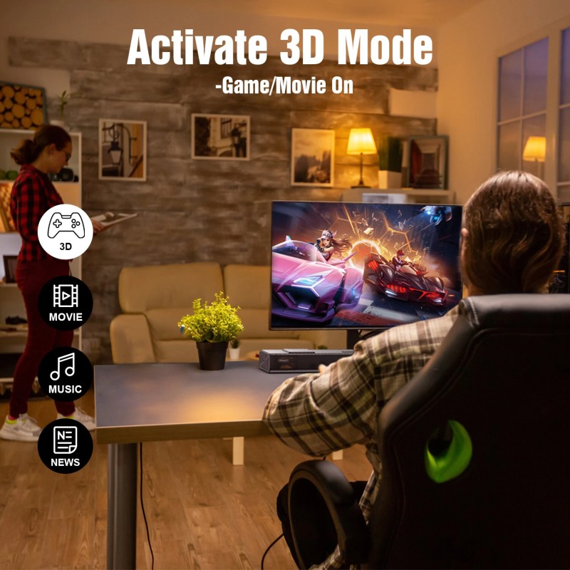 Hiwill A312 Dolby Atmos 3.1.2-kanavainen 400W äänipalkki subwooferilla Bluetoothilla