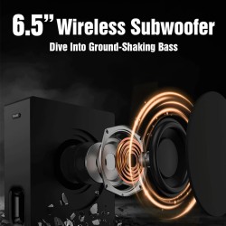 Hiwill A51 PRO Dolby Atmos 5.1-kanavainen 420W äänipalkki langaton 6,5-tuumainen subwooferi