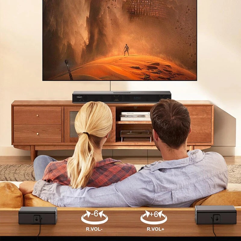 Hiwill A51 PRO Dolby Atmos 5.1-kanavainen 420W äänipalkki langaton 6,5-tuumainen subwooferi