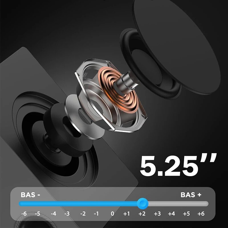 Hiwill A51 Dolby Atmos 5.1-kanavainen 380W äänipalkki bassokaiutin ja takakaiuttimet eARC Bluetooth