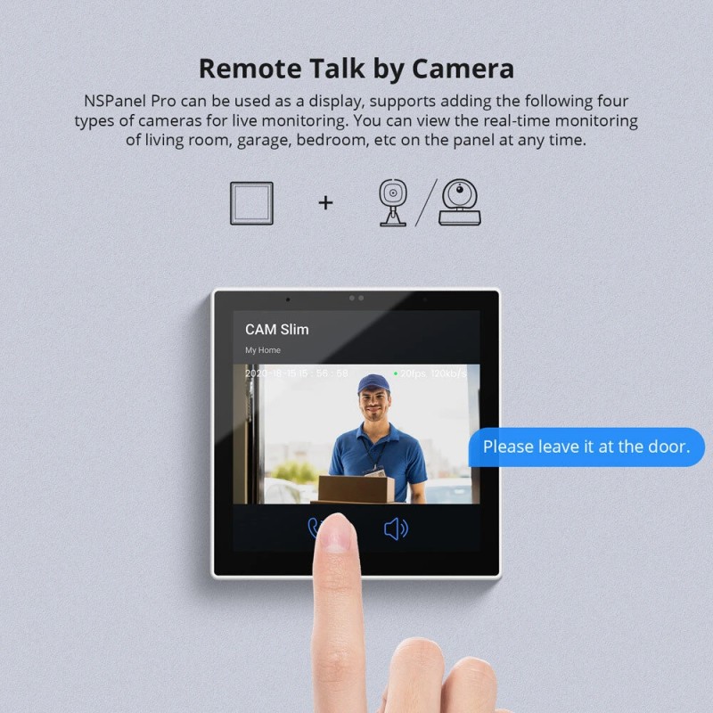 SONOFF NSPanel Pro älykodin ohjauspaneeli kosketusnäytöllä Zigbee 3.0 Wi‑Fi ääniohjauksella EU-versio