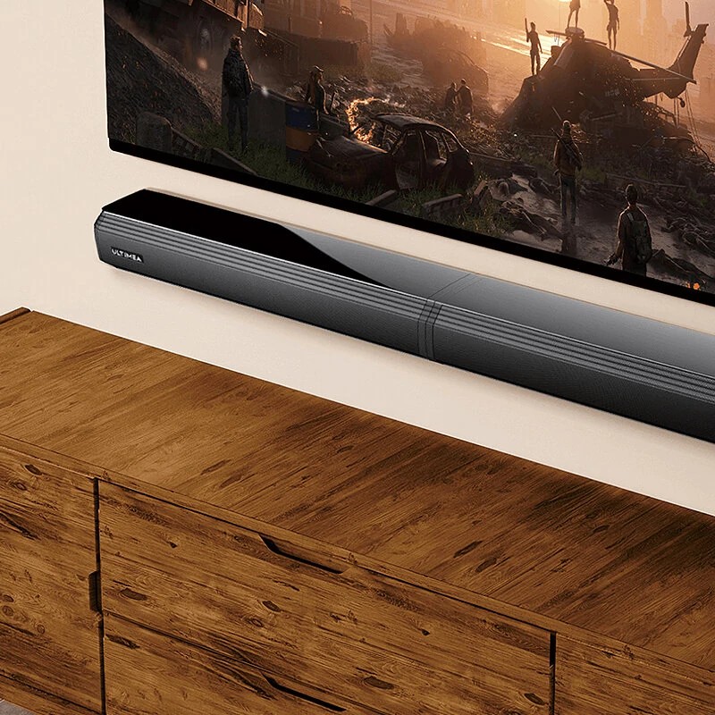 Ultimea Apollo S40 2.0-kanavainen bluetooth-äänipalkki 2 diskanttia 2 bassokaiutinta syvä basso 6 EQ-tilaa irrotettava kaiutin