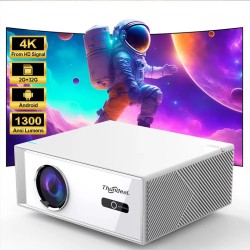 ThundeaL TD95W kannettava 1080p projektori 16000 lumenia automaattitarkennus trapetsikorjaus WiFi6 Bluetooth 5 0