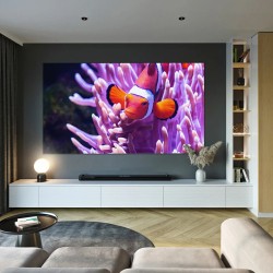 Wupro Cinema kiinteäkehyksinen harmaa kristallinäyttö 16:9-kuvasuhde 1,8-vahvistus 92–130 tuumaa