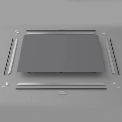 Wupro Cinema kiinteäkehysinen musta kristallivalkokangas 4K 160° 10 mm ohut kehys 92–130 tuumaa