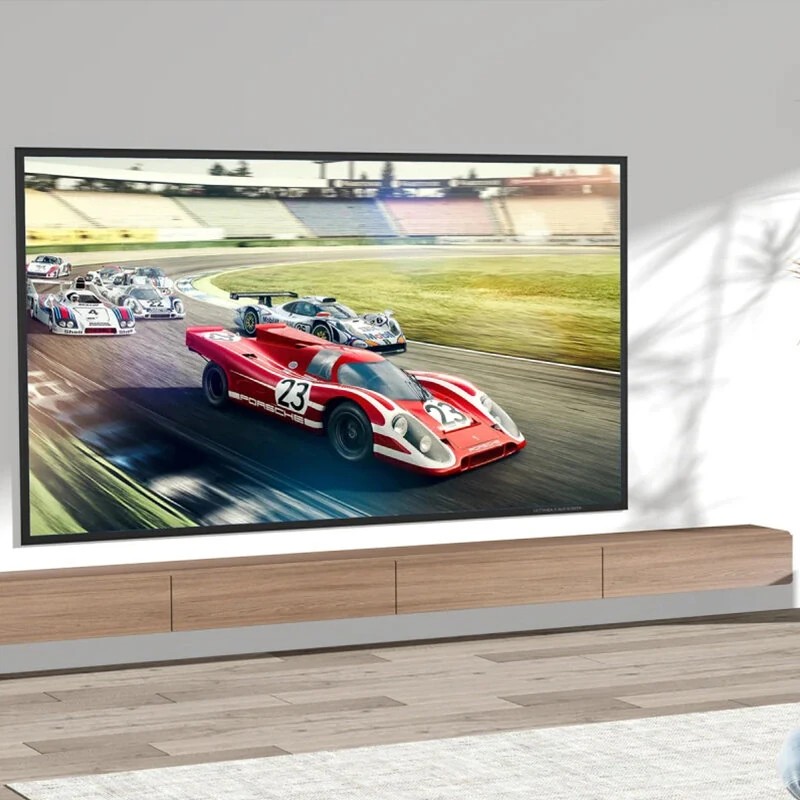 ULTIMEA E-ALR 100 tuumaa taitettava 2,0-vahvistus 80% ympäristönvalon hylkivä kotiteatteri valkokangas