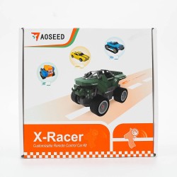 AOSEED X-Racer rakentelusarja 330 osaa X-Maker yhteensopiva kauko-ohjattava auto opetuspaketti