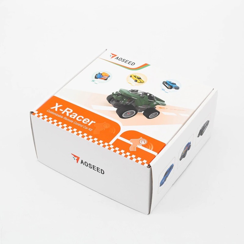 AOSEED X-Racer rakentelusarja 330 osaa X-Maker yhteensopiva kauko-ohjattava auto opetuspaketti