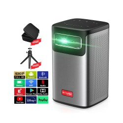 BlitzWolf BW VT2 ProMax kannettava DLP projektori Android TV langaton Wi Fi6 Bluetooth 5 0 8000mAh automaattitarkennus