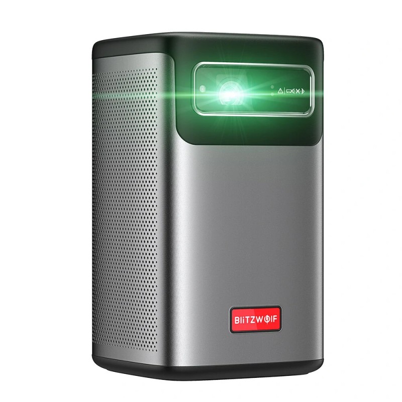 BlitzWolf BW-VT2 ProMax kannettava DLP-projektori Android-TV langaton Wi-Fi6 Bluetooth 5.0 8000mAh automaattitarkennus