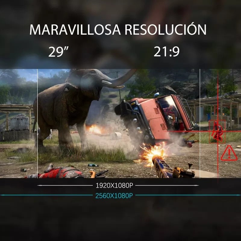 FYHXele FY29Q2H 29 tuuman pelimonitori laajakuvanäyttö 21:9 IPS WFHD 200Hz 1ms DP HDMI