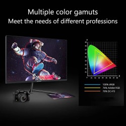 FYHXele FY24FH-PRO 24 tuuman 240 hertsiä täysteräväpiirto pelinäyttö IPS-paneeli DP/HDMI-liitännät FreeSync G-Sync