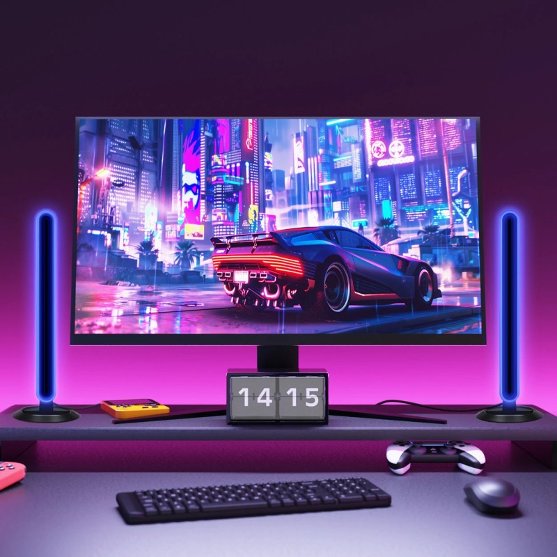 BlitzWolf BW-AL1 monivärinen langaton pelimonitorin tunnelmavalo sovellusohjauksella