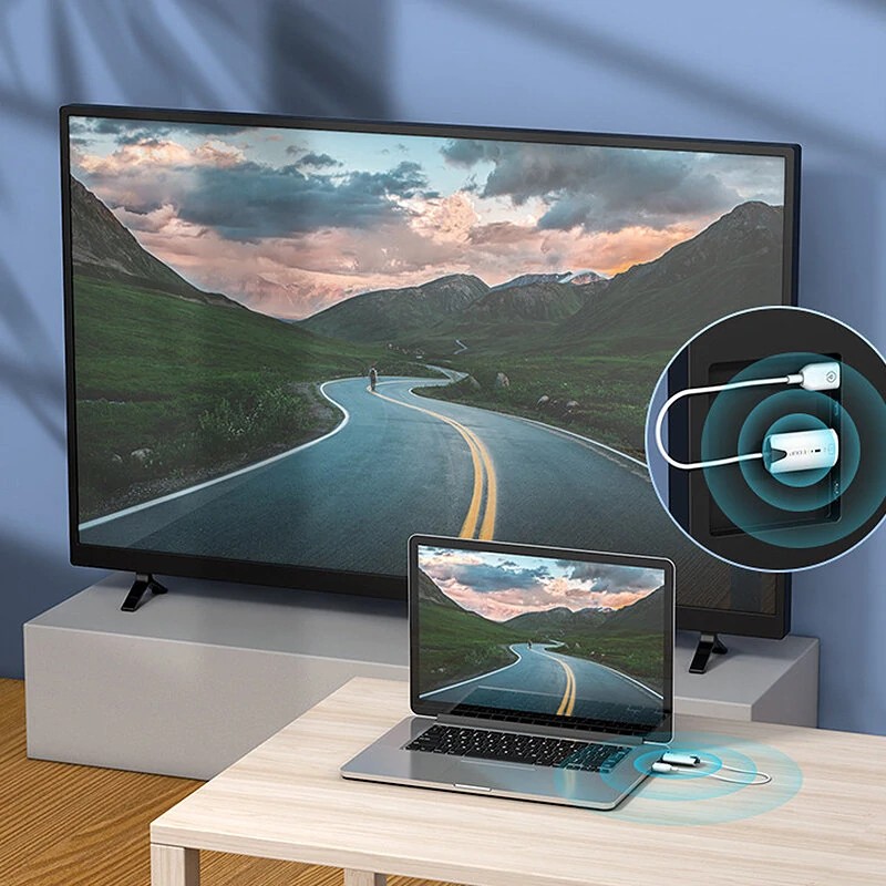 EDUP langaton HDMI-yhteensopiva lähetin vastaanotin 1080p 60Hz pitkä kantama käyttövalmis