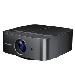 Blitzwolf V10 3-tuumainen LCD-projektori 120-tuuman kuva langaton kaksikaista Wi-Fi Bluetooth-versio 5.3 sähköinen tarkennus