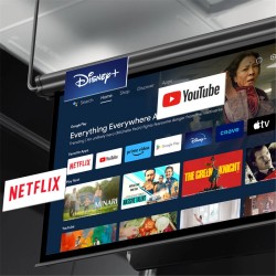 Ultimea poseidon e40 1080p lcd projektori 1000 ansi lumenia android tv 11.0 netflix-sertifioitu