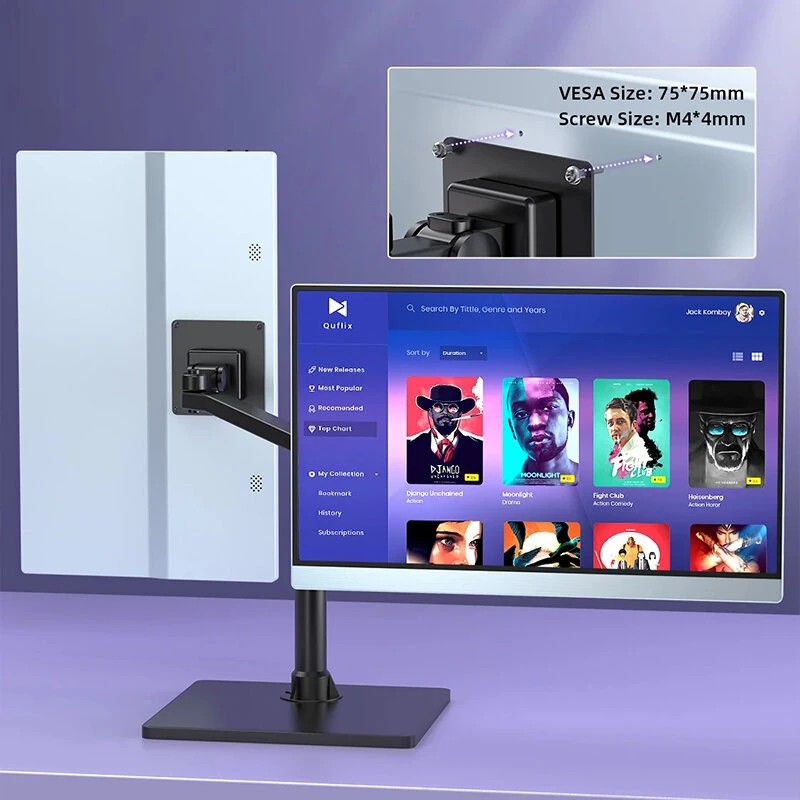 Kannettava UPERFECT Uplays C10 15,6 tuuman 4K IPS-näyttö HDR 100 % sRGB USB-C kaiuttimilla