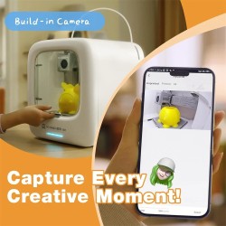 AOSEED X-MAKER JOY lapsiystävällinen suljettu 3D-tulostin tarkka 0,05 mm jopa 200 mm/s PLA-yhteensopiva