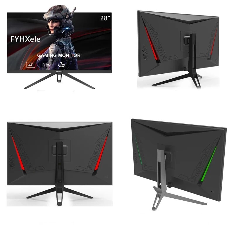 Black Myth WuKong FYHXele 28-tuumainen 4K-tarkkuus 144-hertsin pelinäyttö KVM-toiminto IPS-paneeli