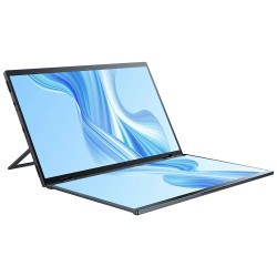 UPERFECT UStation Delta 15,6 tuuman taittuva kaksoisnäyttö kannettava näytönlaajennin 1920x1080-resoluutio 360° kääntyvä