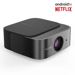 BlitzWolf BW V10 Android TV 13 0 Netflix sertifioitu kannettava projektori täys HD 500 ANSI lumen