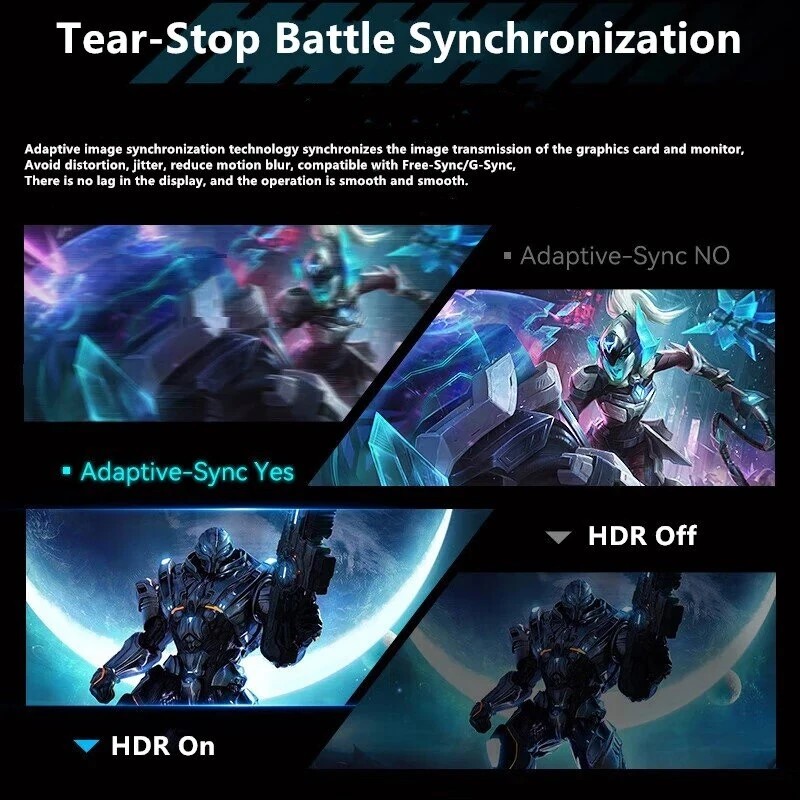 FYHXele 34 tuuman kaareva 21:9 pelinäyttö 3440×1440 165 hz va-paneeli